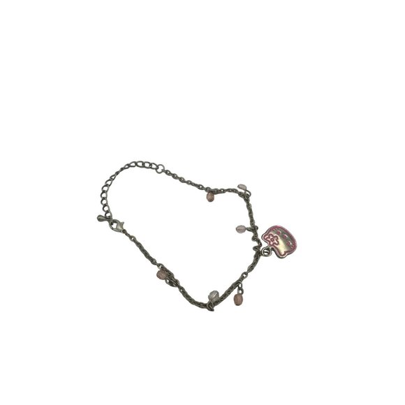 Sanrio Pink Hello Kitty Charm Bracelet 7 inch w/ 2 inch extender - Picture 3 of 7